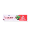 Pasta dental Sri sri ayurvedica Sudanta extra fresh pimenta y mentol x 50grs x 3u
