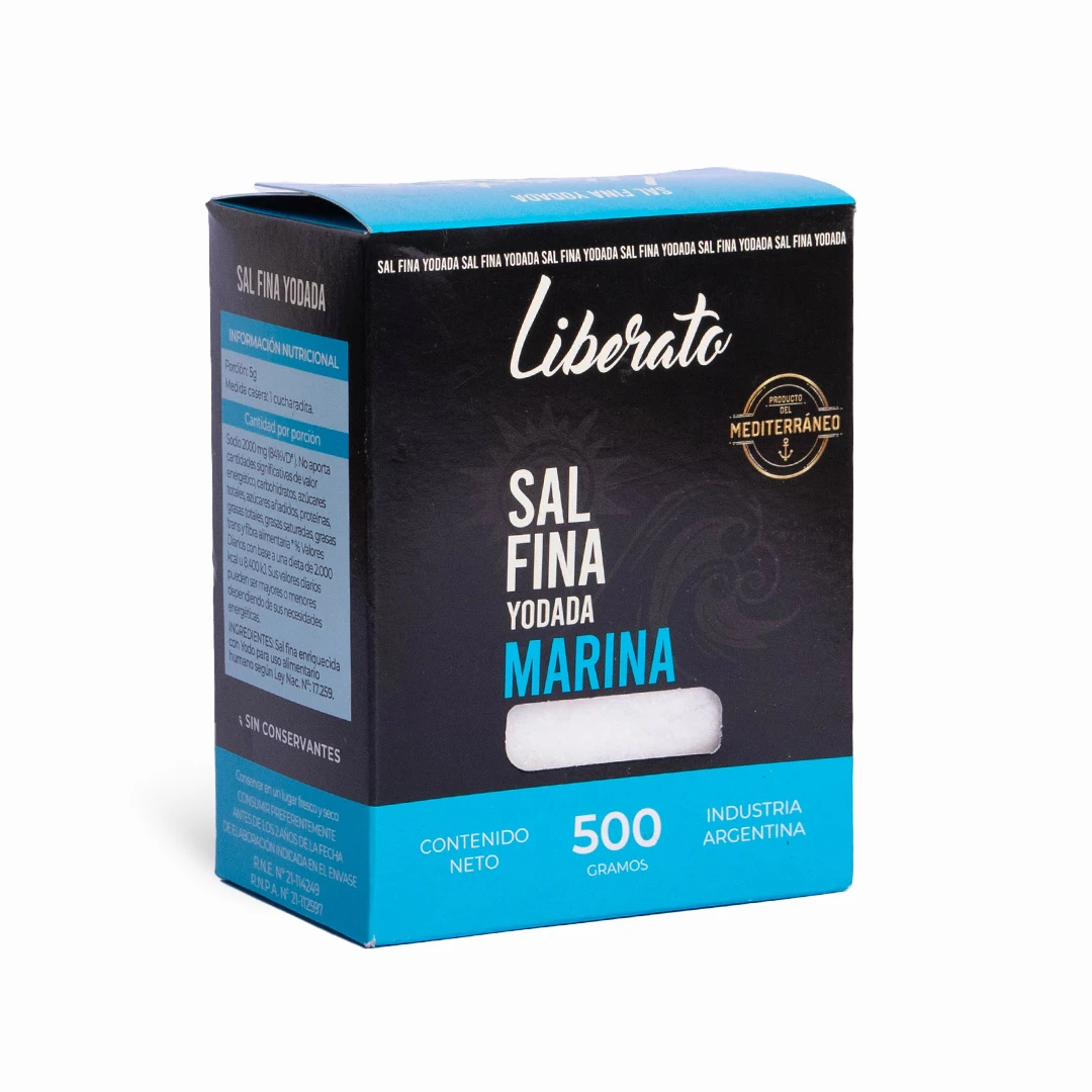 Sal marina fina Liberato x 500grs x 3u