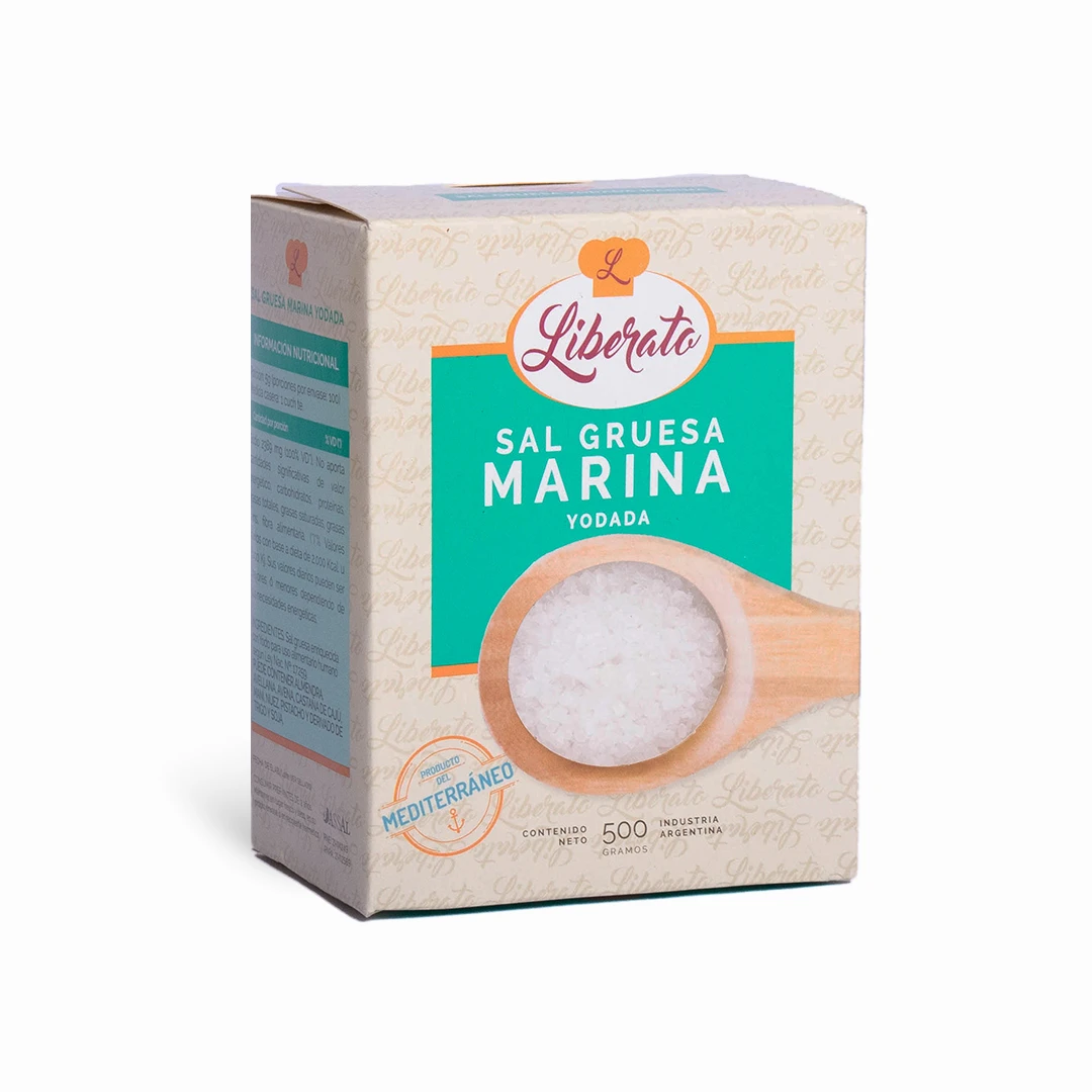 Sal marina gruesa Liberato x 500grs x 10u