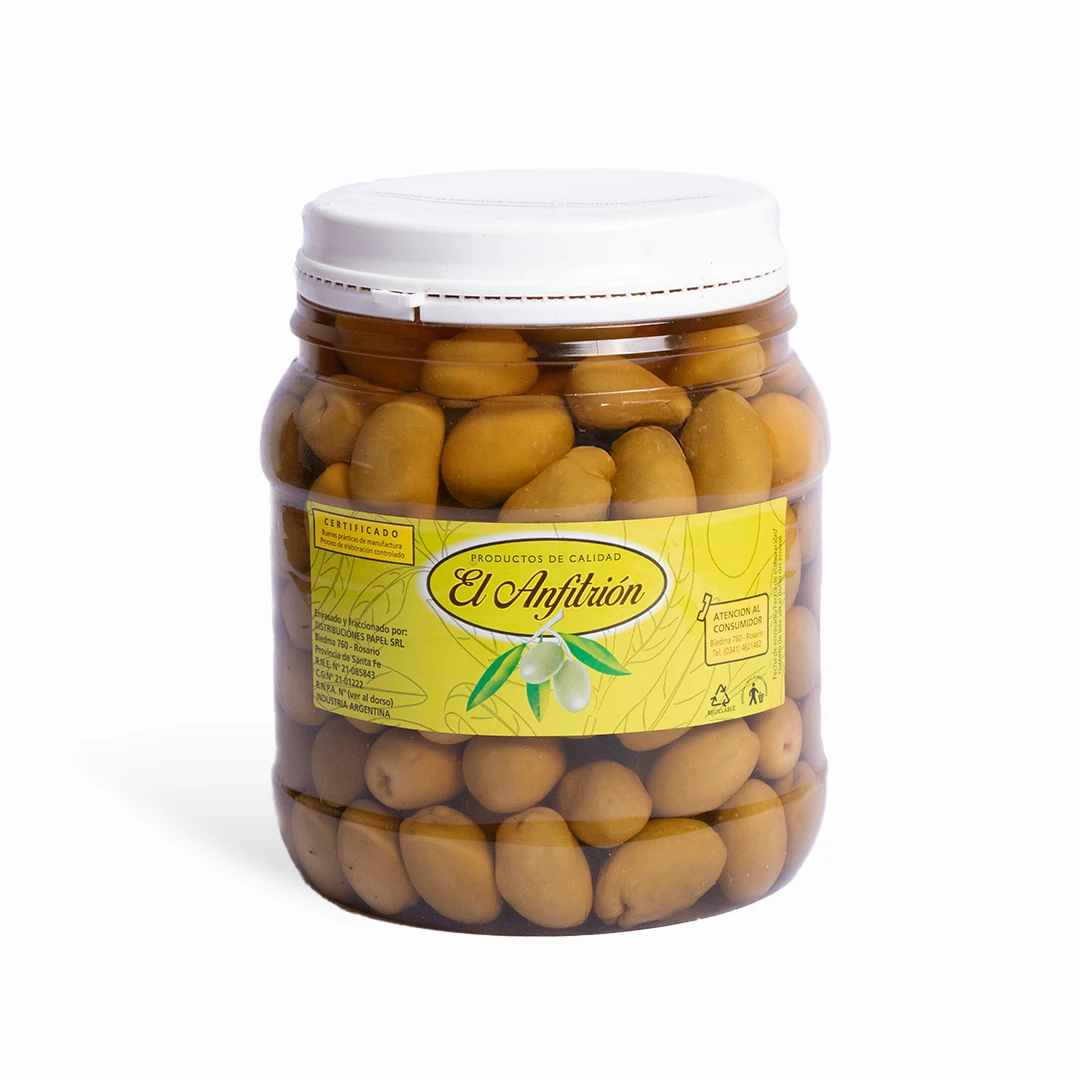 Aceitunas "Anfitrion" verdes enteras 0 x 1,9kg x 1u