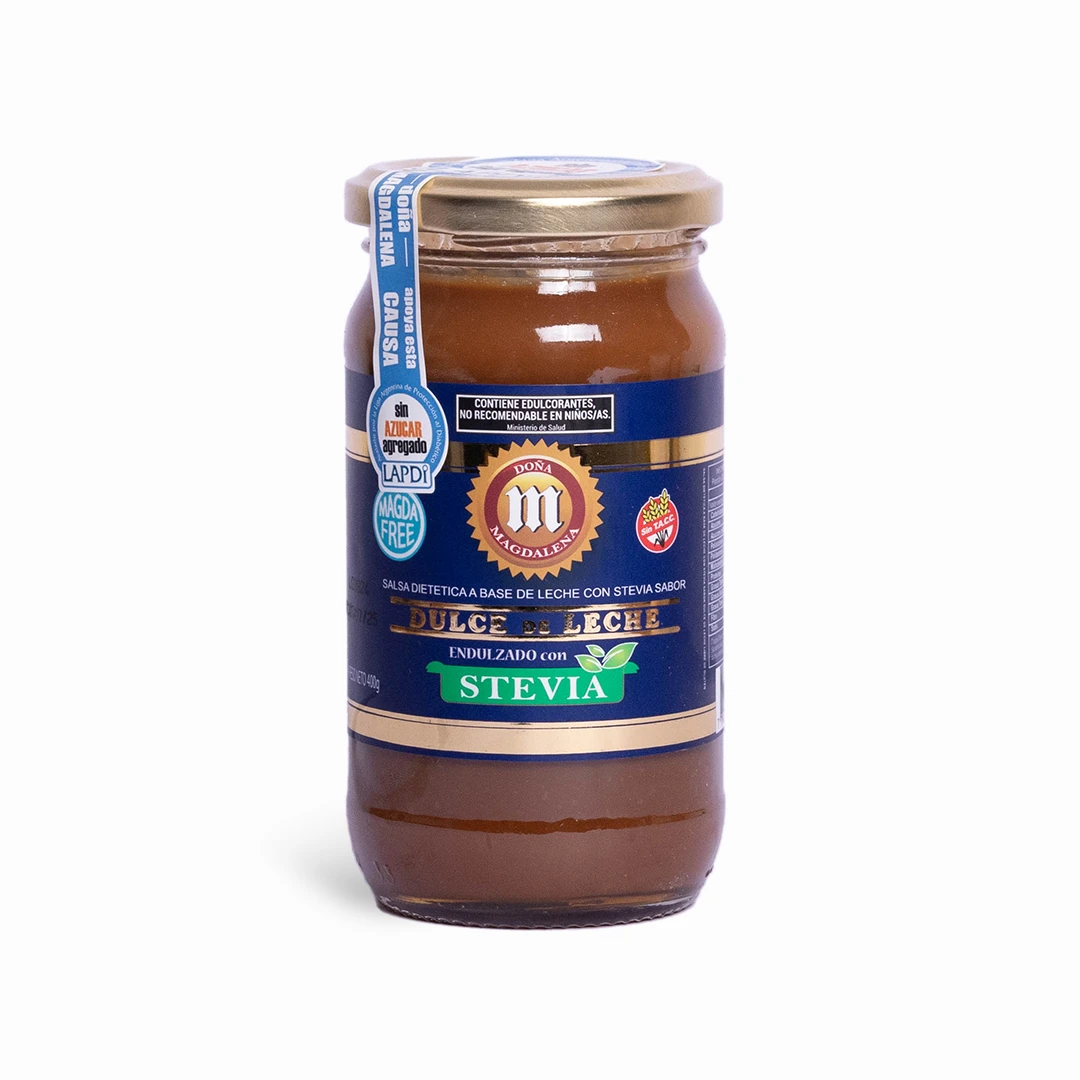 Dulce de leche sin azucar Stevia Doña Magdalena 400gr x 12u