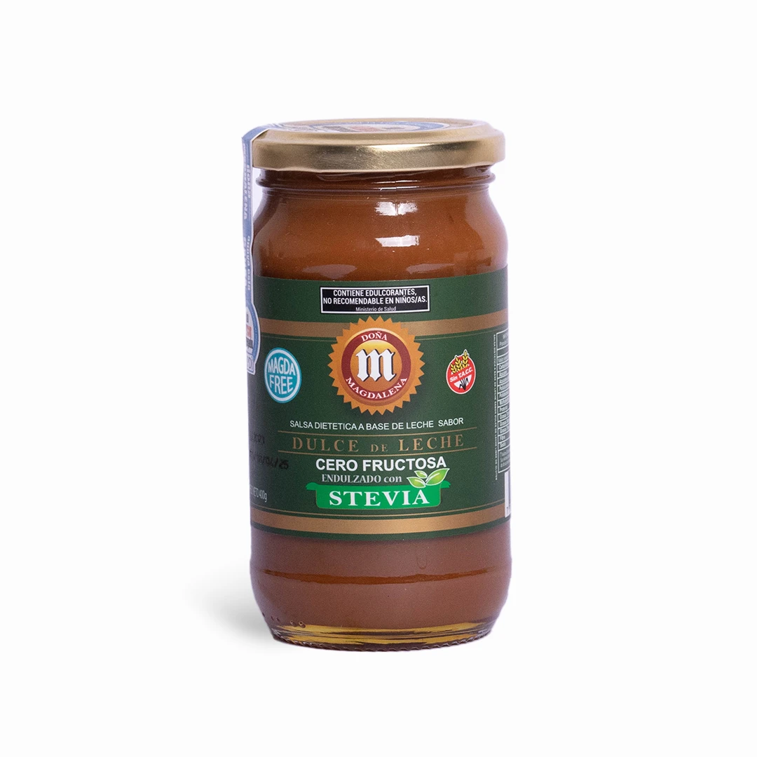 Dulce de leche sin fructuosa con stevia Doña Magdalena 400gr x 1u