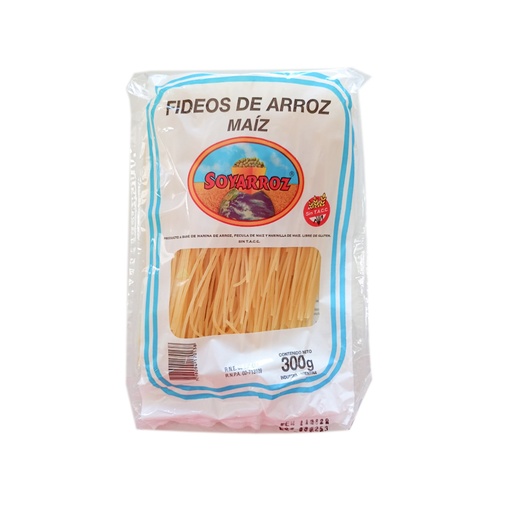 [VARFASAM30012] Fideos de Arroz Soy Arroz con maiz x 300grs x 12u