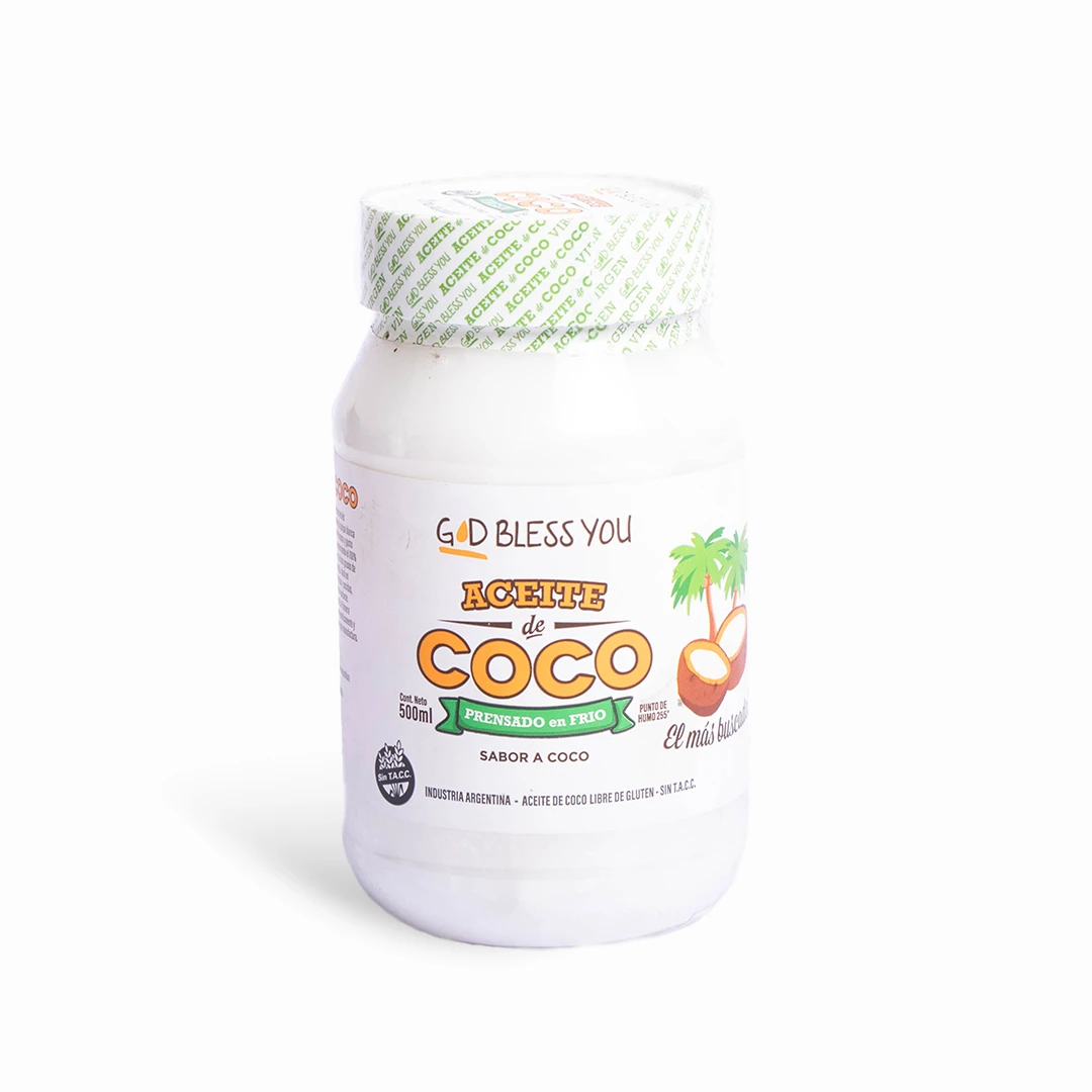 [AYACGVC50001] Aceite de coco virgen God bless you x 500ml x 1u