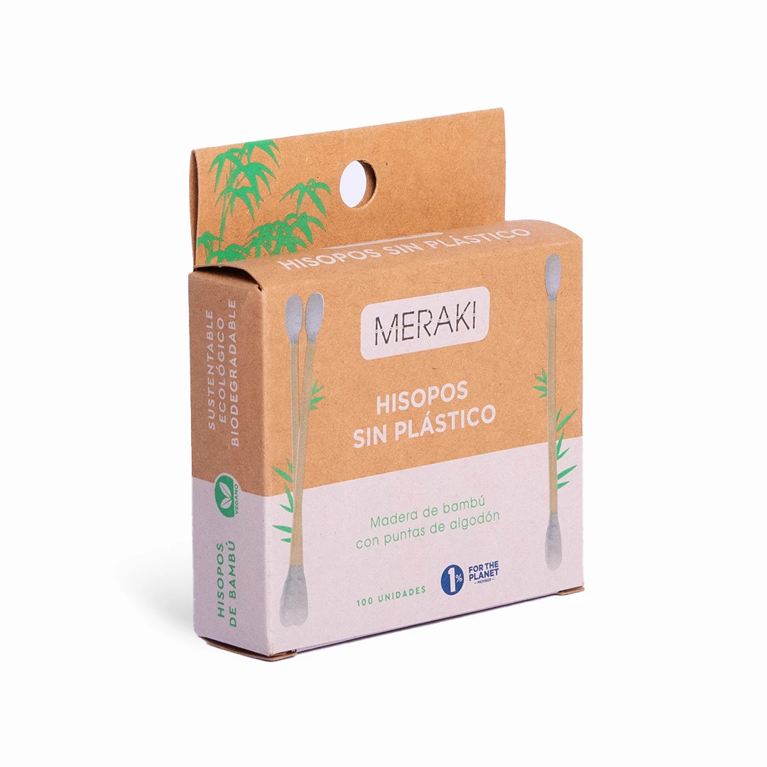 [CSHBMCJ01] Hisopos biodegradables Meraki x 100u x 1u