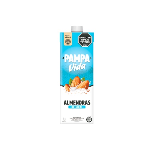 [LEALPVOBT1008] Leche Almendras Pampa Vida original x 1L x 8u