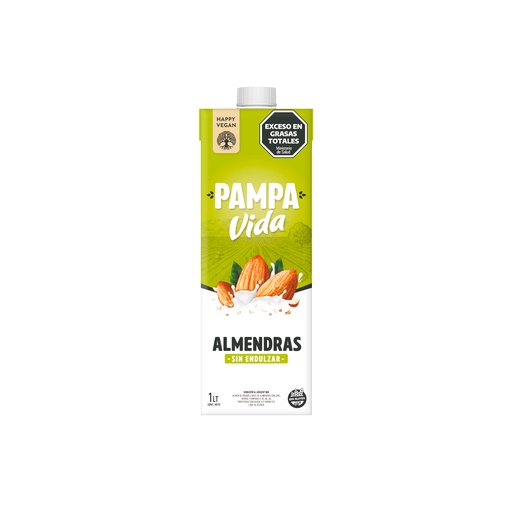 [LEALPVSABT1008] Leche Almendras Pampa Vida sin azucar x 1L x 8u 