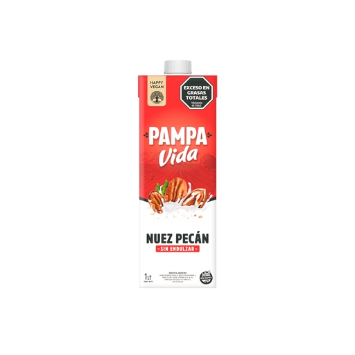 [LENPPVSABT1003] Leche Nuez Pecan Pampa Vida sin azucar x 1L x 3u 