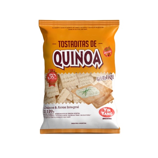 [BSTOSQYBS12003] Tostaditas de quinoa Ying Yang x 120grs x 3u  